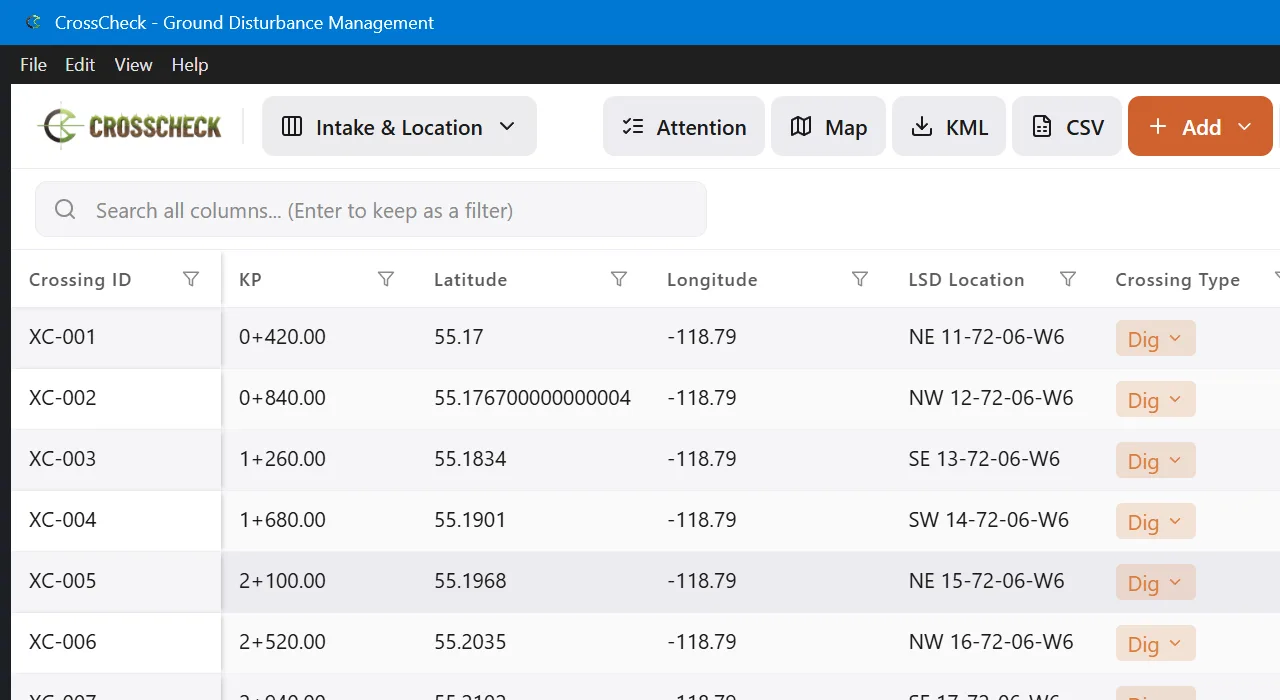 CrossCheck project overview in light mode.